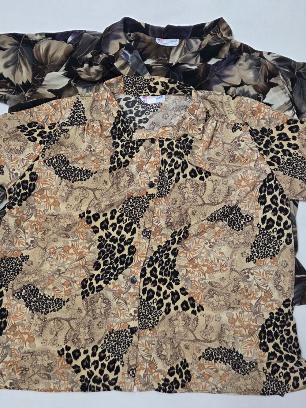 A Personal Touch Vintage Plus Size 3X Button Up Shirts Bundle of 2